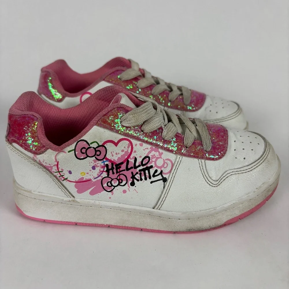 Hello Kitty Kids Sneakers - Pink and White